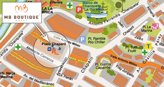 map-MB Boutique Hotel